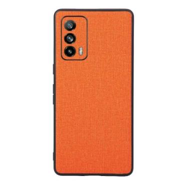 Imagem de Capas Compatível com OPPO Realme X7 PRO Ulrta,Design de padrão de tela,Pproteção completa de 360°,Pplástico macio,Proteção contra queda-Orange