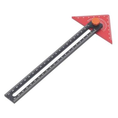 Imagem de Generic Governante de Marcação de Madeira, Multi -funcional Em Escala Métrica Em Escala de Madeira, Liga de Alumínio Régua para Decorações de Artesanato para Artesanato