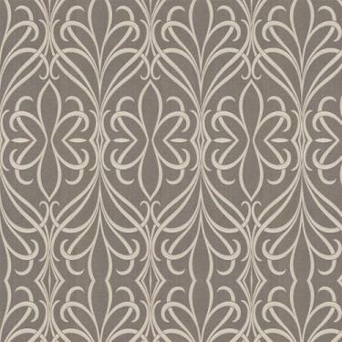 Imagem de Papel De Parede Adesivo Bege Elegante Ornamental Cinza 3m