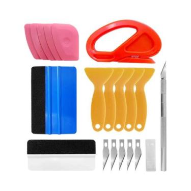 Imagem de Conjunto De Espátula Para Filme De Vinil Com Pistola De Calor Para Apl