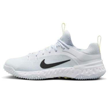 Imagem de Nike Tênis de lacrosse Huarache 9 Elite TF LAX SE (FV6148-001, 0), Cinza futebol/preto-branco-verde luminoso, 42 BR