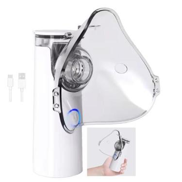 Imagem de Nebulizador Inalador Silencioso Ultrassonico Sem Fio Inalaçao Idoso Cr