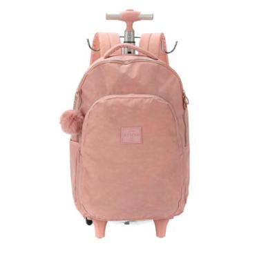 Imagem de Mochila Com Rodinha Up4You Crinkle G Nude 107131