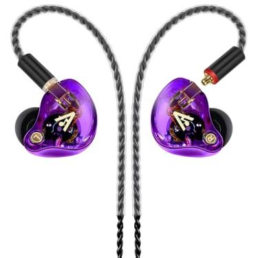 Imagem de Fones de ouvido com fio Vibes 202 – Fones de ouvido intra-auriculares HiFi – Fones de ouvido profissionais com isolamento de ruído – Som claro, graves profundos e fones de ouvido IEM de ajuste