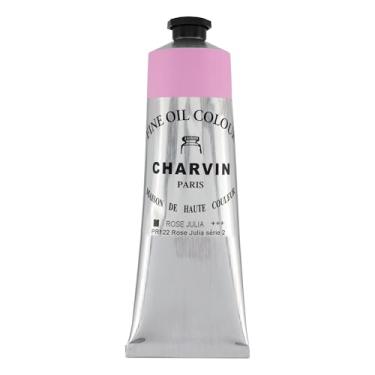 Imagem de Charvin Fine Oil Paint - Tinta a óleo francesa profissional de luxo, exibindo os pigmentos da natureza, consistência cremosa com vivacidade - Tubo único de 150 ml - Julia Pink
