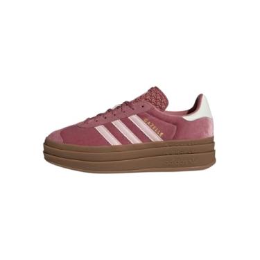 Imagem de adidas sapatos gazelle bold wmns, pré-amado carmesim/rosa areia/off white, tamanho 7,5