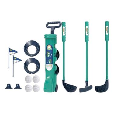 Imagem de MotiveTech Conjunto de Golfe Infantil, Brinquedos de Golfe para Ambientes Internos E Externos, Mini Conjunto de Tacos de Golfe para com Bolas de Go, Azul