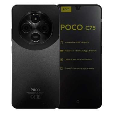 Imagem de Smartphone Celular Xaiomi C75 NFC 256G 8GB RAM (PRETO) - Redmii Câmera