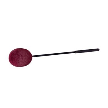 Imagem de Colaxi Martelo de gongo de fricção com cabeça de borracha para instrumentos de percussão acústica tocando gongos baixos, Vermelho 37x9.5x6.5cm