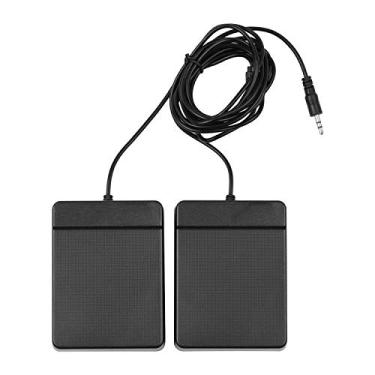 Imagem de Eujgoov Linhas de Diamante Pedal Dual Sustain Design Silencioso Com Cabeça de áudio de 3,5 Mm para Instrumentos Musicais