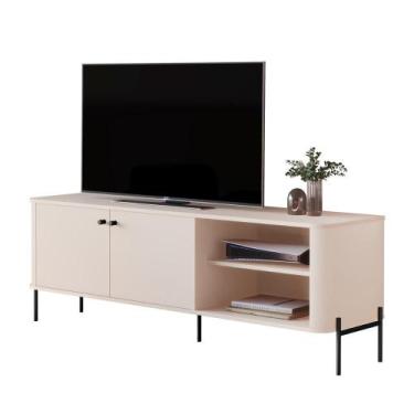 Imagem de Rack Bancada Tucupí 140cm para TV até 60" com Pés de Metal - JB Bechar