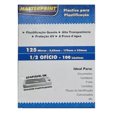 Imagem de Masterprint - POLASEAL 1/2 OFICIO 0,05MM COM 100 FOLHAS MASTERPRINT