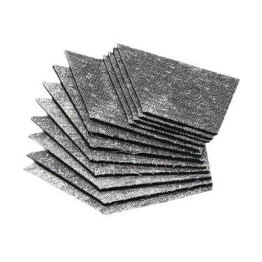 Imagem de Generic 12 peças de revestimentos de almofada para mesa de sinuca, protetores de trilhos, acessórios para mesa de sinuca, suprimentos para bilhar,