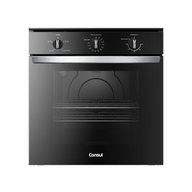 Imagem de Forno de Embutir Elétrico Consul 84 Litros Preto com Timer Autodesligamento e Grill - COB84BE