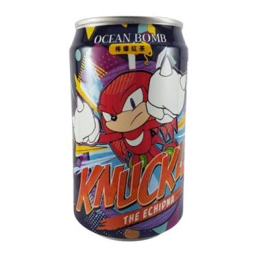Imagem de Refrigerante Ocean Bomb Lata 315 ml Chá Preto Limão Sonic The Hedgehog