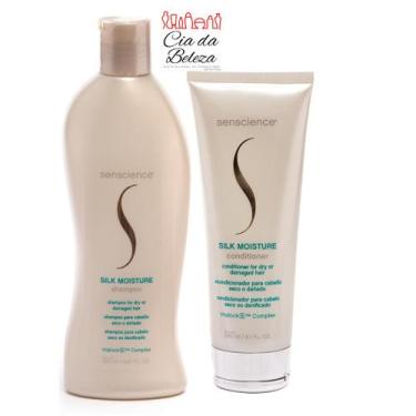Imagem de Kit Senscience Silk Moisture Shampoo 280 ml e Condicionador 240 ml.