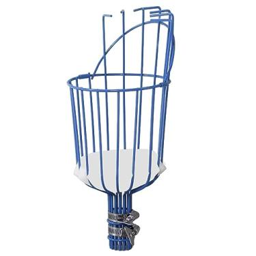 Imagem de Aramox Cabeça de Cesta de Colheita de Frutas, Destacável e Multifuncional Ferramenta, Seletor de Limão Laranja de Abacate Manga, Com Design Inovador para Picareta Rápida e Fácil (Azul)