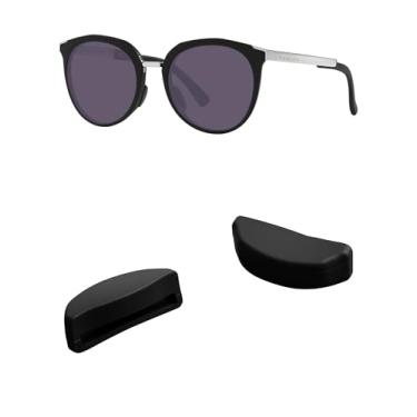 Imagem de Kygear 1 par de peças de nariz de substituição de silicone preto para óculos de sol Oakley Frogskins Range/Top Knot/ASCG/Spindrift, almofadas de nariz de borracha de silicone antiderrapante protetores