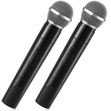 Imagem de Microphone Prop Toy Chivao, pacote com 2 unidades para festa de karaok