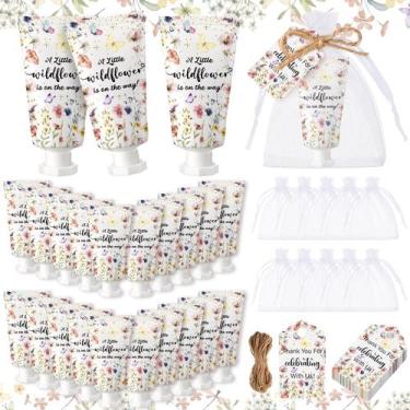 Imagem de Conjunto de creme para mãos Dansib Wildflower Baby Shower 48 conjuntos