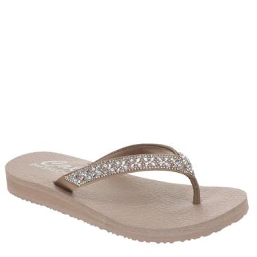 Imagem de Skechers Chinelos femininos Cali Meditation-Made You Blush, Mocha, 40