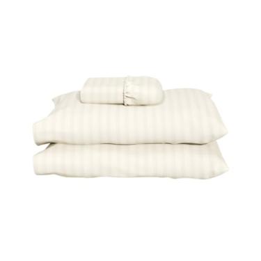 Imagem de Conjunto De Roupa De Cama Em AlgodãO Microescovado PadrãO,Conjunto De Roupa De Cama Queen Box 3 PeçAs, DisponíVel Nos Tamanhos Solteiro, Casal, Queen E King. (Bege Off-White,King (3 Peças))