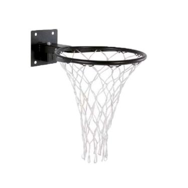 Imagem de Rede De Basquete Oficial 10 Alças Fio 2mm - Branco