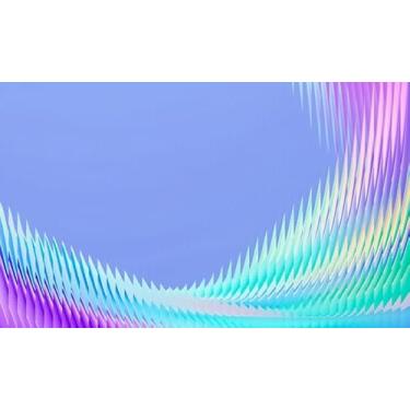 Imagem de Quadro Decorativo com Estampa Glass Grainy Blurred Hologram Colors Multicolored 40 x 40 Papel 1 unidade