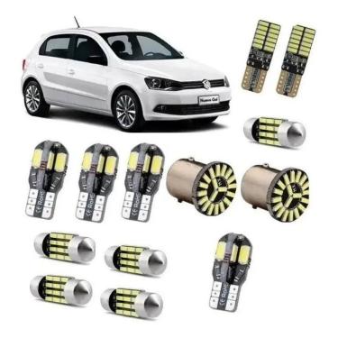 Imagem de 2X Kit Lampadas Led Premium Gol Voyage Parati Up Fox Saveiro