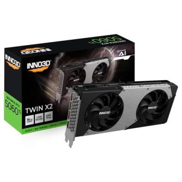 Imagem de Gpu INNO3D Geforce RTX 5060 TI 16GB 128BITS GDDR7 X2 N506T2-16D7-19107
