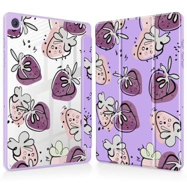 Imagem de Mektron Capa para Samsung Galaxy Tab A9+/A9 Plus 11 polegadas modelo 2024 (SM-X210/X216/X218) com suporte para caneta S, capa fina transparente + suporte de três dobras + despertar/hibernar