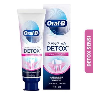 Imagem de Creme Dental Gengiva Detox Sensitive Care  Oral-B  102g - OralB