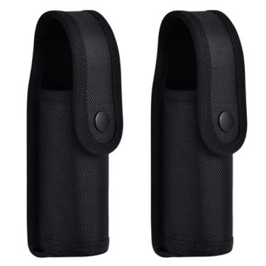 Imagem de Olaismln Pacote com 2 bolsas OC/Mace Spray, bolsa de spray de pimenta para MK4, design de botão de pressão de cobre com aba superior, adequado para cinto de serviço policial