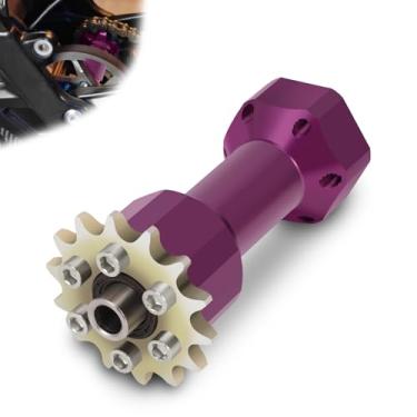 Imagem de BAOUFF Luva de eixo central para Surron Light Bee, eixo de macaco de eixo de acionamento de alumínio CNC 7075 para bicicleta suja elétrica Surron Light Bee X (LBX) e S (LBS)/X160/X260-Roxo