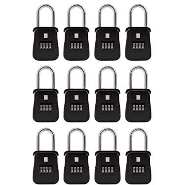 Imagem de Pacote com 12 chaves de segurança para corretor de imóveis com trava de combinação