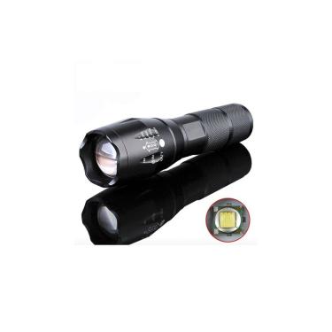 Imagem de Lanterna LED recarregável Camping Zoom 2000Lm preta