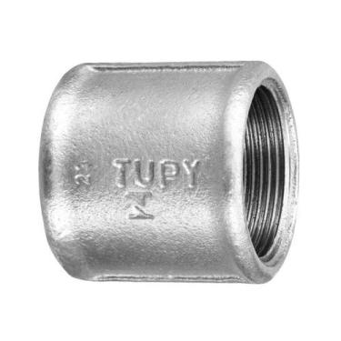 Imagem de Luva ferro Galvanizada a fogo 2 POL. BSP Tupy Rosca Rosca