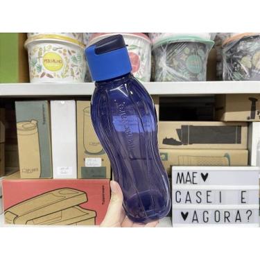 Imagem de Garrafa Eco Tupper Plus 1 Litro Azul Mar Profundo - Tupperware