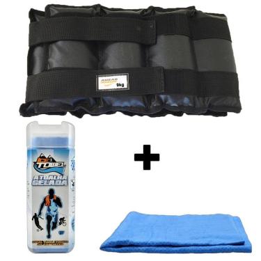 Imagem de Kit Par De Caneleiras Ahead Sports 9 Kg + 1 Toalha Gelada Ice Towel-Unissex