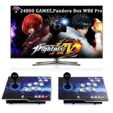 Imagem de RegiisJoy 8000 em 1 Arcade Game Console Pandora 12S Máquina de jogo função WiFi para PC, projetor e TV, 2-4 jogadores, 1280X720, jogos 3D, Pesquisar/Esconder / Salvar/Carregar/Pausar jogos, Lista de Favoritos
