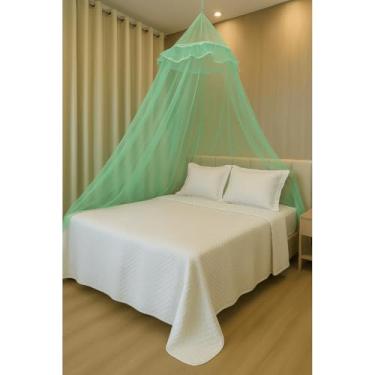 Imagem de Mosquiteiro De Teto De Renda Simples, Adequado Para Casais E Solteiroso