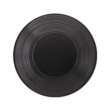 Imagem de Prato de jantar de cerâmica pratos leves pratos de cozinha de cor sólida prato de sobremesa redondo adequado para bife macarrão pizza