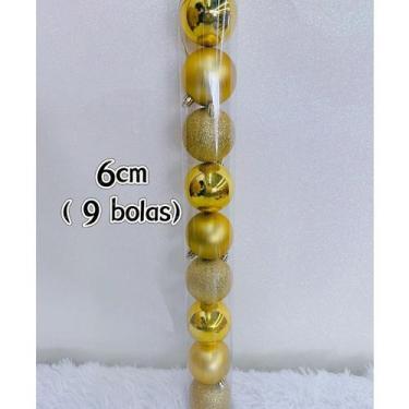 Imagem de Tubo Com 12 Bolas 6CM/5CM/3CM Decoração Pendentes Enfeite Para Arvore 
