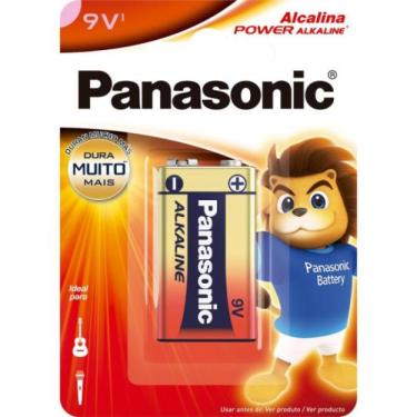 Imagem de Bateria Alcalina 9V (Com1 Bateria) Panasonic