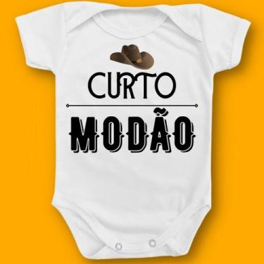 Imagem de Body Bebê Personalizado Curto Modão Musica Sertanejo Pai Mãe - Borizin