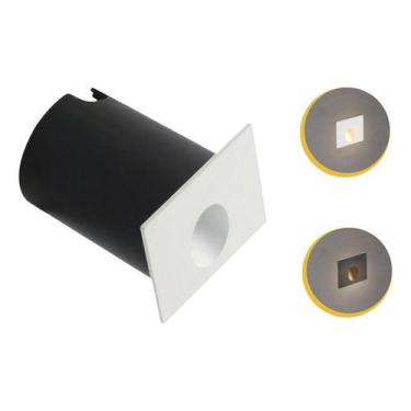 Imagem de Balizador Led 2w Parede Embutir Escada Luminária Bivolt Ip65 - Opus, B