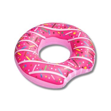 Imagem de Boia Inflável Donut Premium 50 cm – Diversão de Verão para Piscina, Praia e Lago com Estilo Fotográfico e Conforto Total