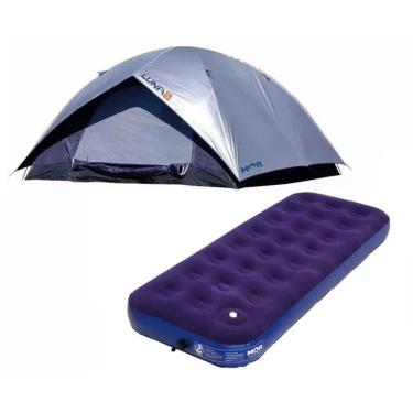 Imagem de Barraca Iglu Camping Luna 5 Pessoas + Colchão Inflável