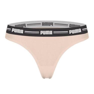 Imagem de Calcinha Puma Fio Dental Feminina - Rosa Nude, Rosa, M