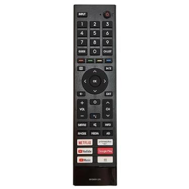 Imagem de XINFUTE Novo ERF3K80H (2K) de substituição adequado para controle remoto Hisense Smart TV IR ERF3K80H (2K)